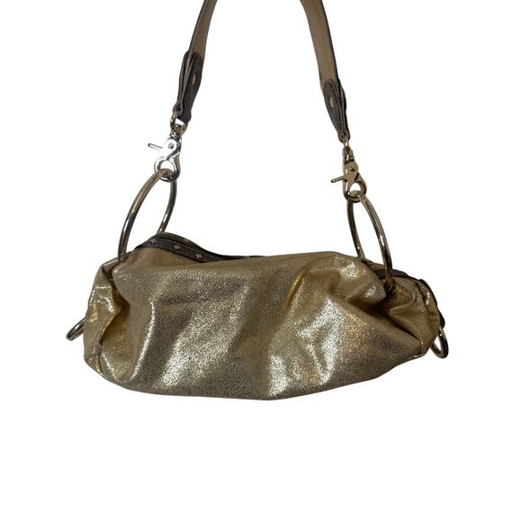 Kathy Van Zeeland gold-colored hobo bag 
c2 - Picture 4 of 6